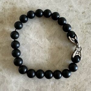 David Yurman Men's Spiritual Beads Bracelet with Black Onyx